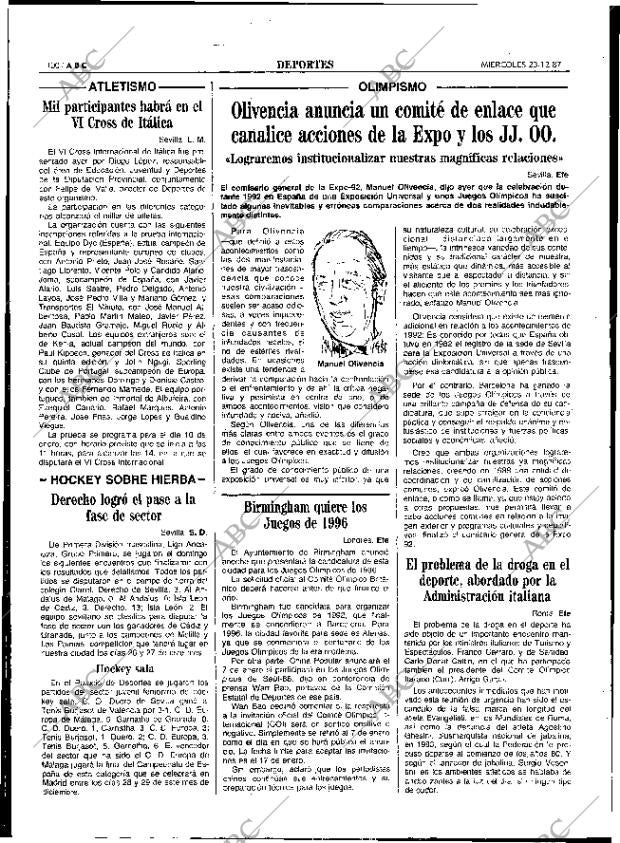 ABC SEVILLA 23-12-1987 página 100