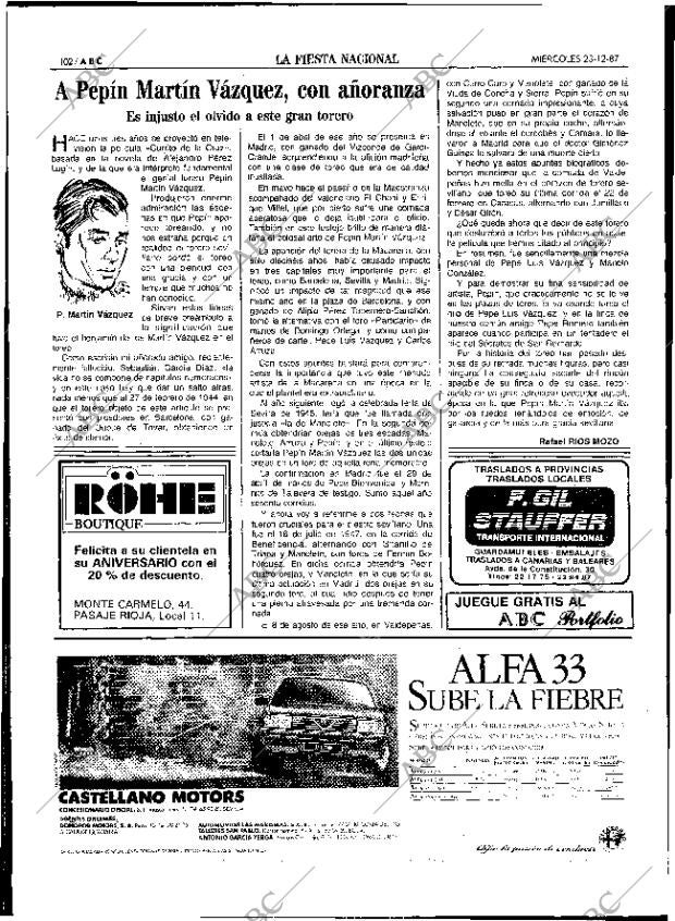 ABC SEVILLA 23-12-1987 página 102
