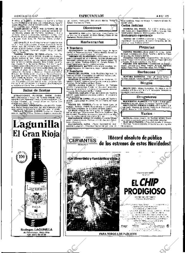 ABC SEVILLA 23-12-1987 página 105