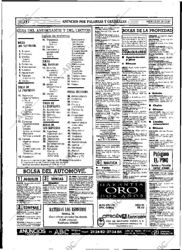 ABC SEVILLA 23-12-1987 página 106