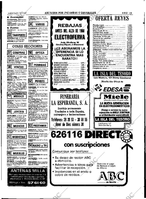 ABC SEVILLA 23-12-1987 página 109