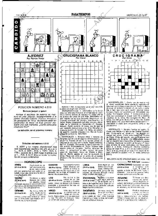 ABC SEVILLA 23-12-1987 página 112