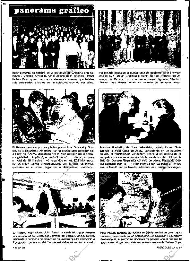 ABC SEVILLA 23-12-1987 página 138