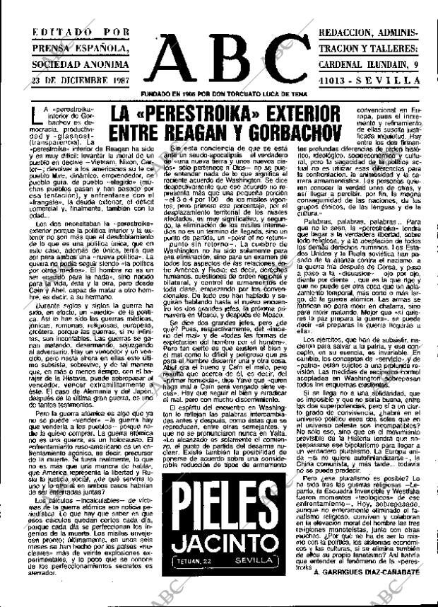 ABC SEVILLA 23-12-1987 página 3