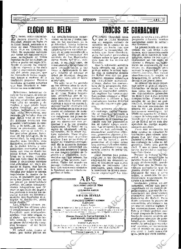 ABC SEVILLA 23-12-1987 página 35