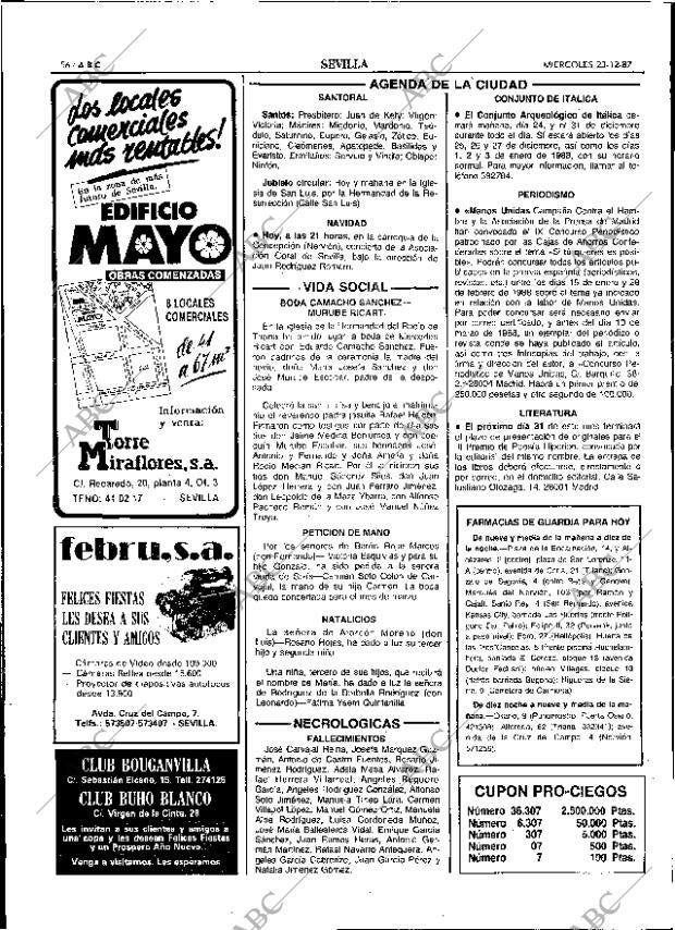ABC SEVILLA 23-12-1987 página 56