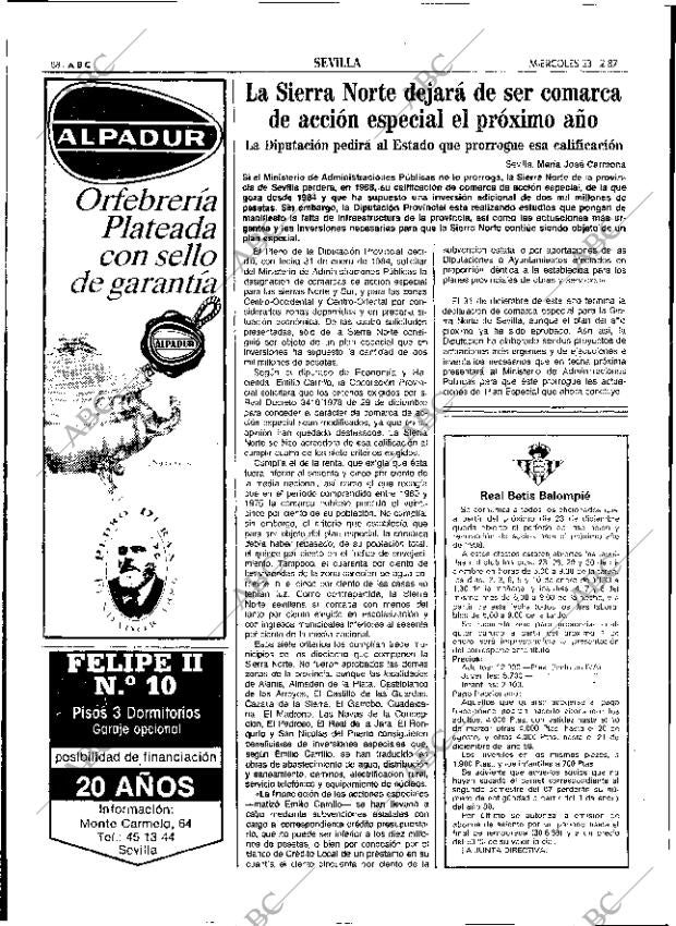 ABC SEVILLA 23-12-1987 página 58