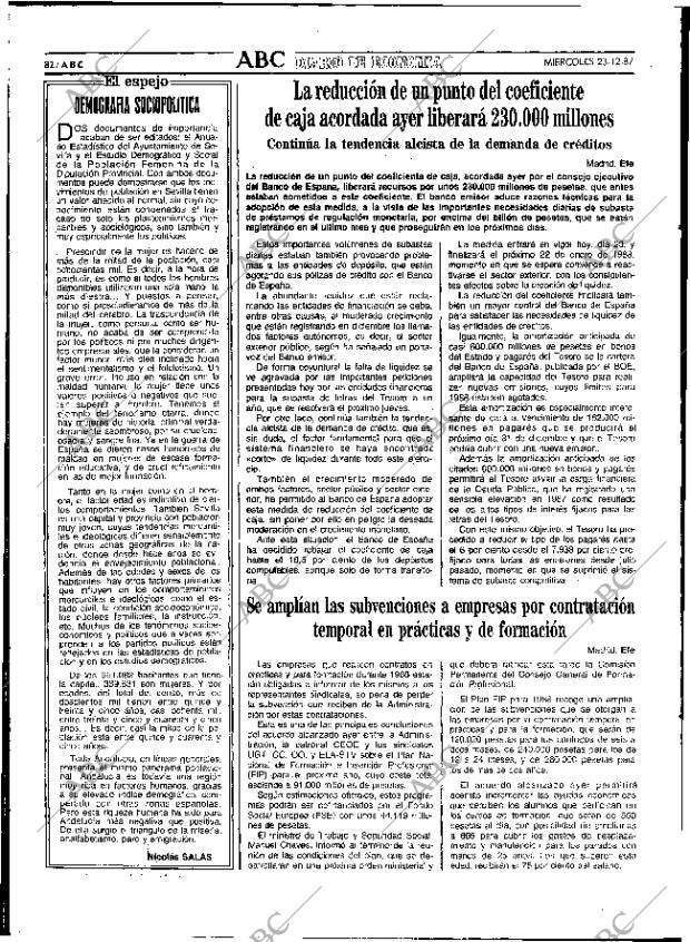 ABC SEVILLA 23-12-1987 página 82