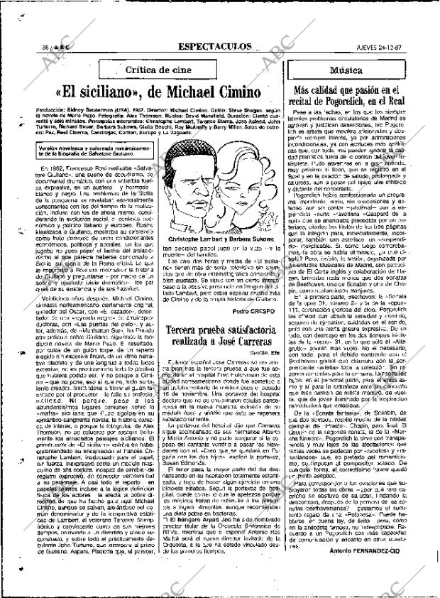 ABC MADRID 24-12-1987 página 88