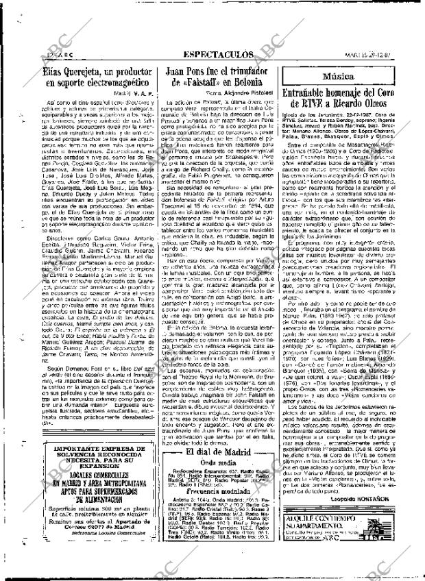 ABC MADRID 29-12-1987 página 82