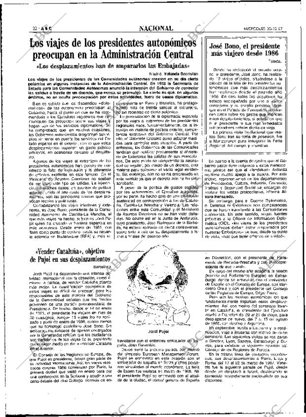 ABC MADRID 30-12-1987 página 22