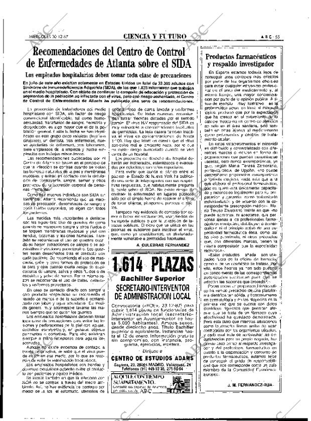 ABC MADRID 30-12-1987 página 55