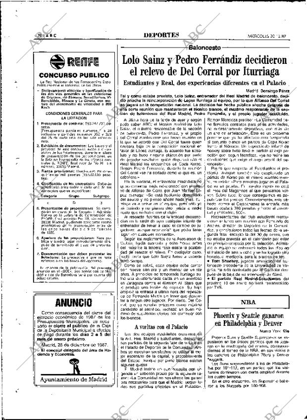 ABC MADRID 30-12-1987 página 76