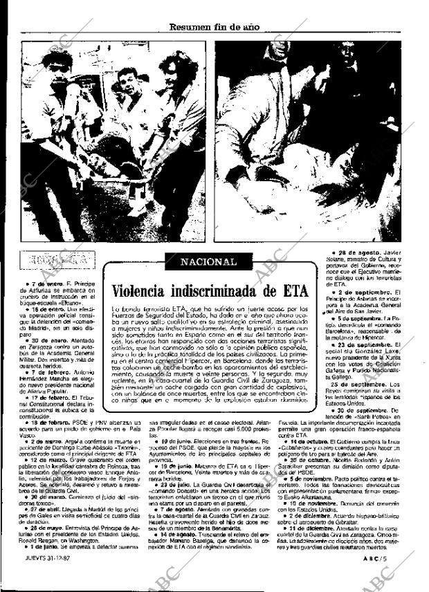 ABC MADRID 31-12-1987 página 5