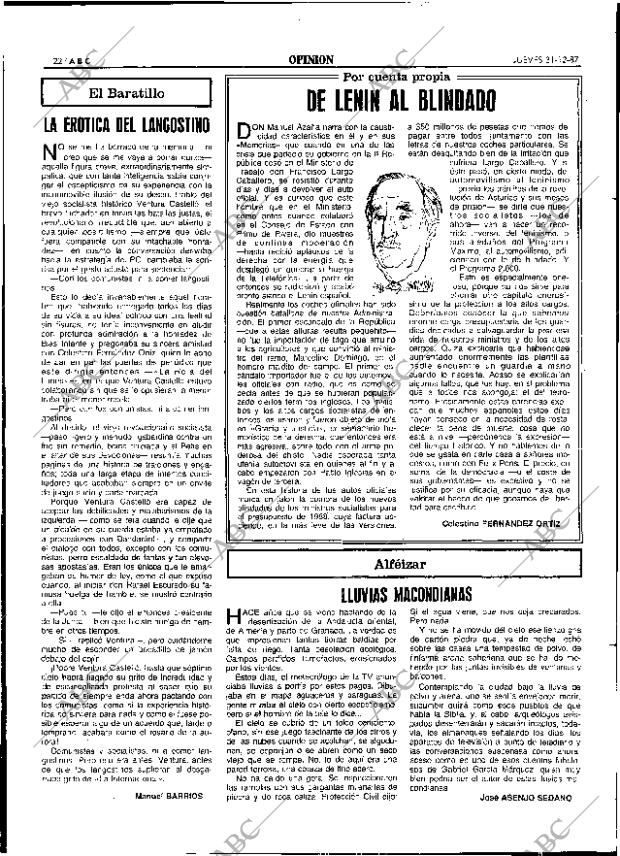 ABC SEVILLA 31-12-1987 página 22