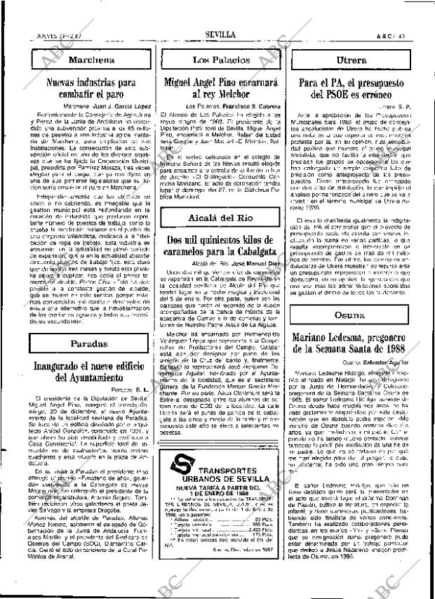 ABC SEVILLA 31-12-1987 página 43
