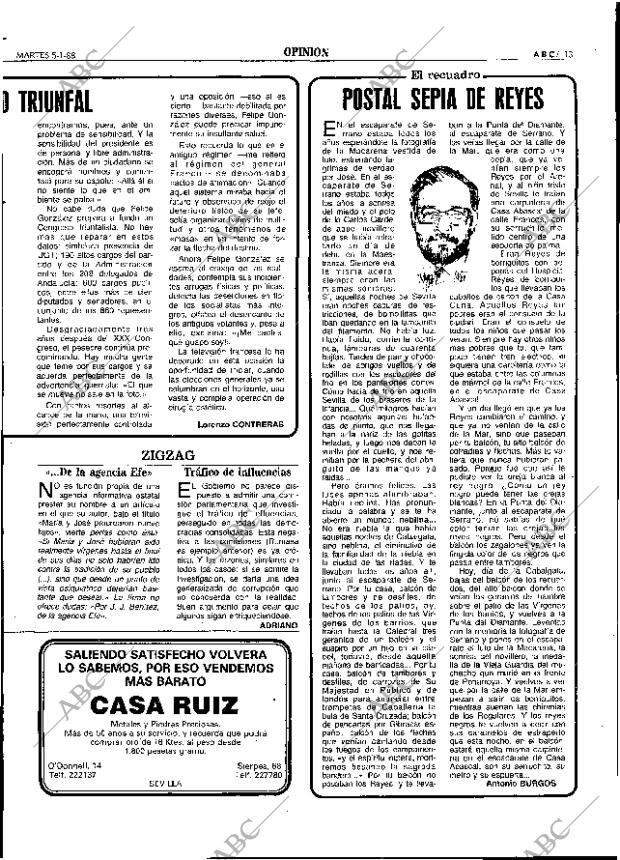 ABC SEVILLA 05-01-1988 página 13