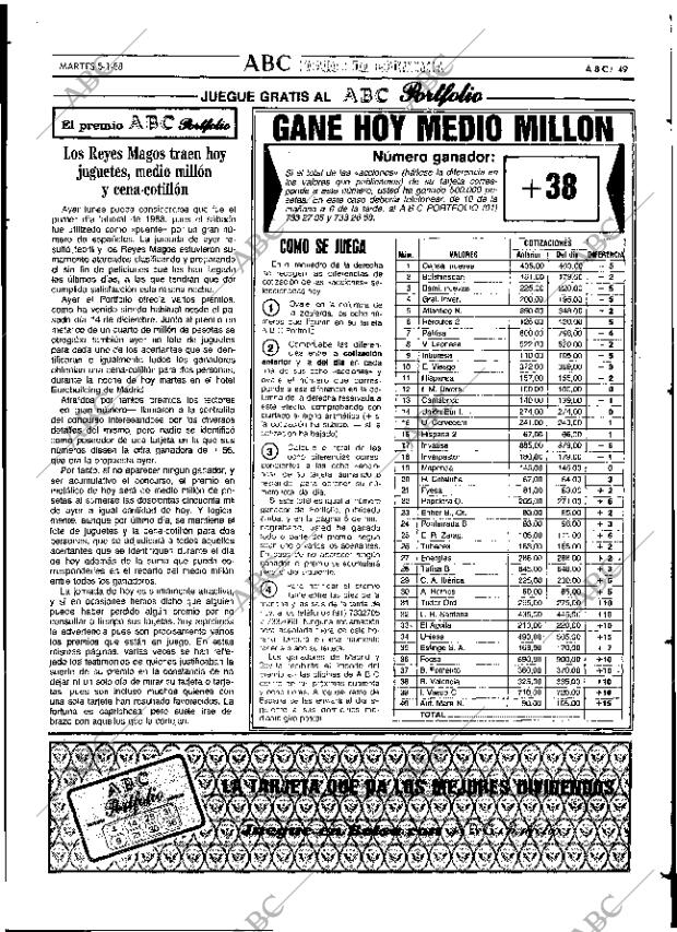 ABC SEVILLA 05-01-1988 página 49