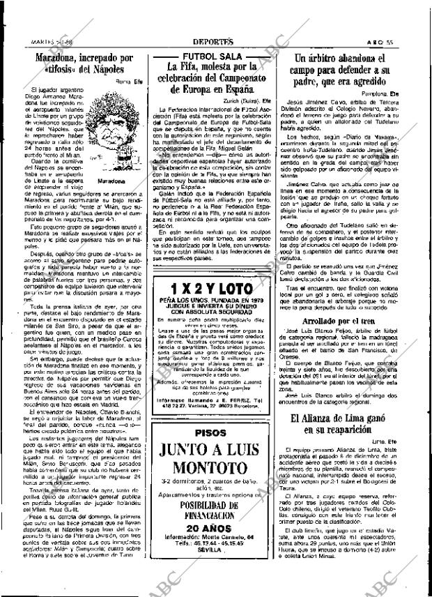 ABC SEVILLA 05-01-1988 página 55