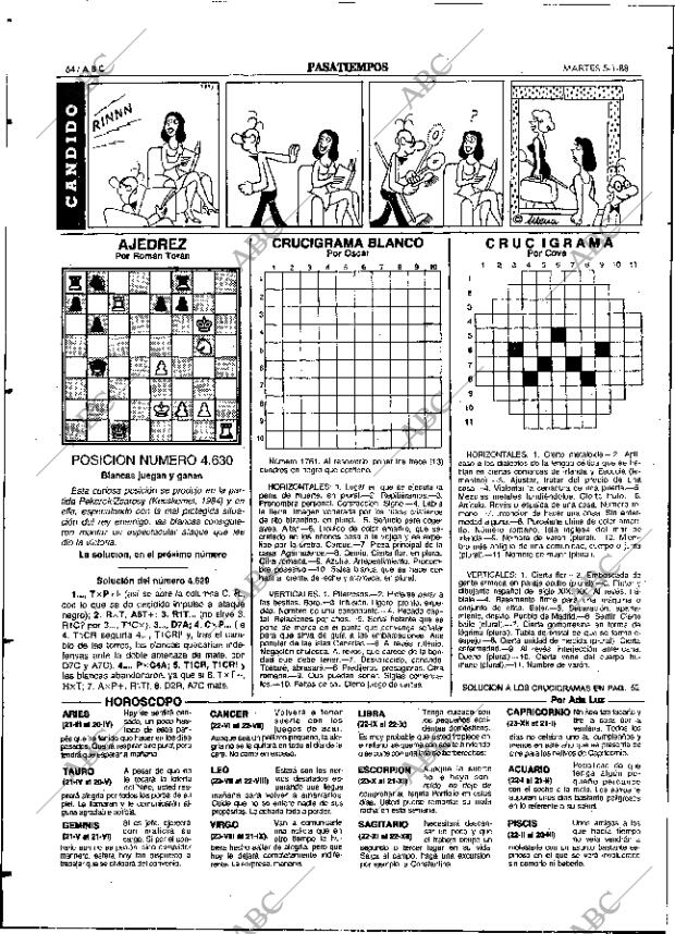 ABC SEVILLA 05-01-1988 página 64