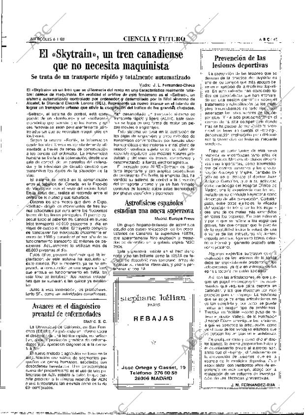 ABC MADRID 06-01-1988 página 45