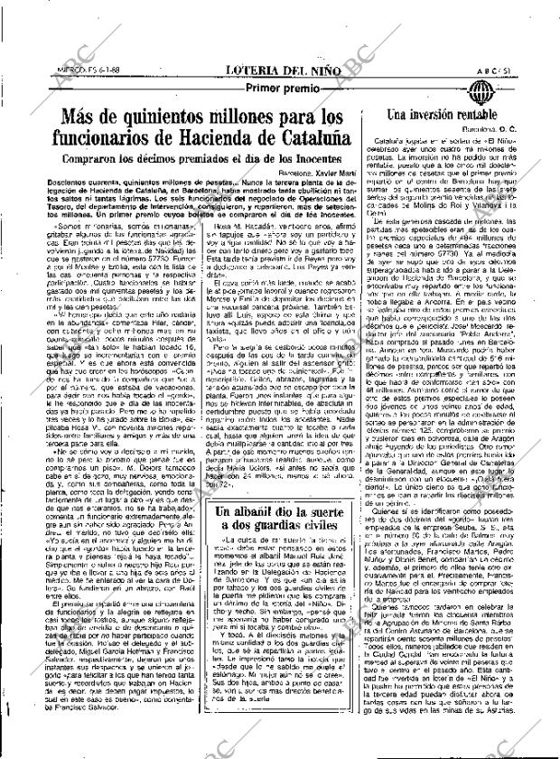 ABC MADRID 06-01-1988 página 51