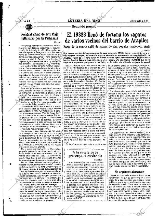 ABC MADRID 06-01-1988 página 54