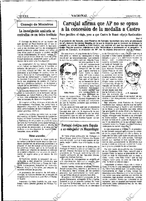 ABC MADRID 09-01-1988 página 16