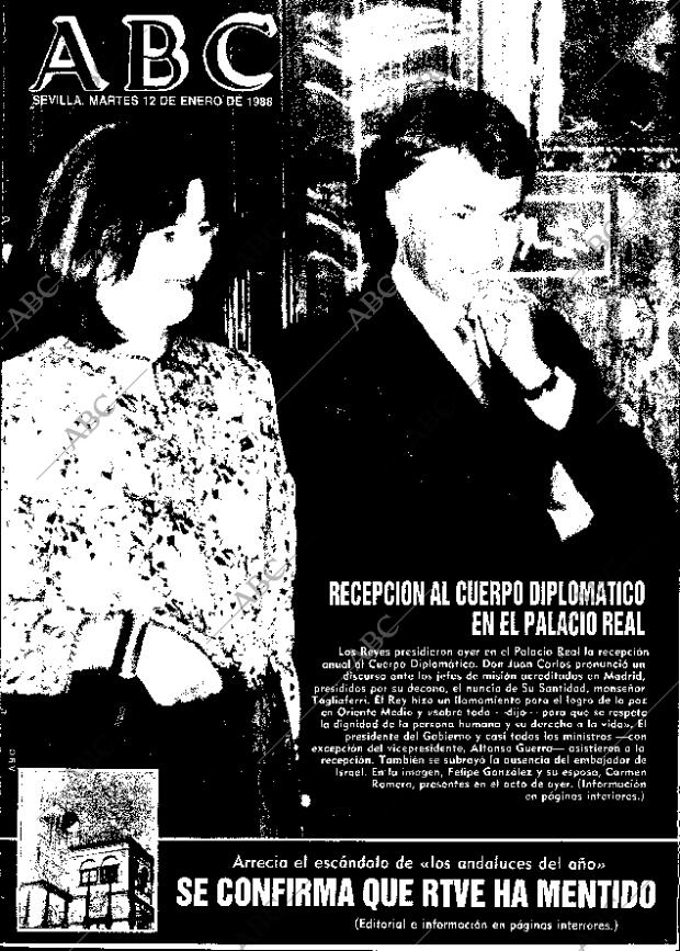ABC SEVILLA 12-01-1988 página 1
