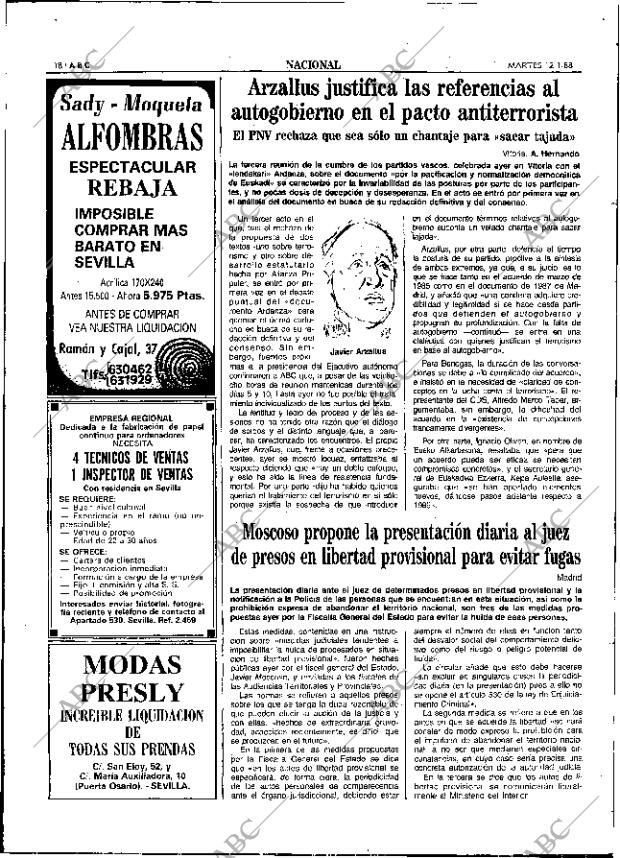 ABC SEVILLA 12-01-1988 página 18