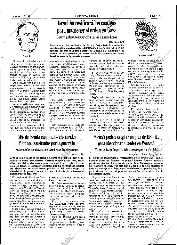 ABC SEVILLA 12-01-1988 página 21