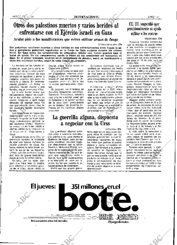 ABC SEVILLA 13-01-1988 página 21
