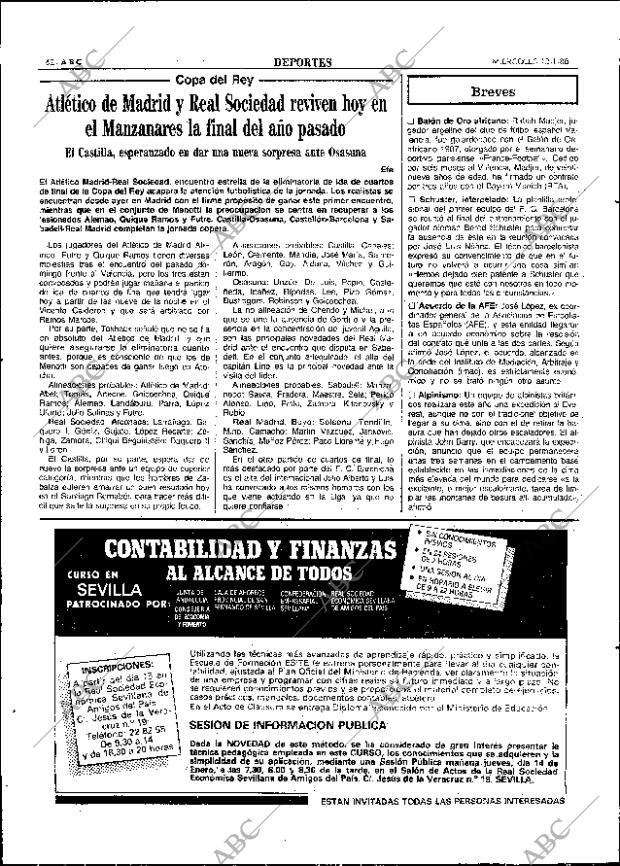 ABC SEVILLA 13-01-1988 página 62