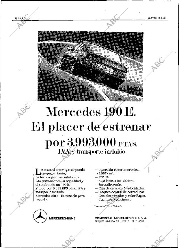 ABC SEVILLA 14-01-1988 página 18