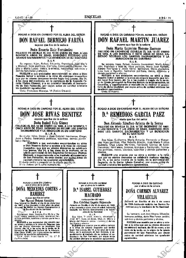 ABC SEVILLA 14-01-1988 página 71