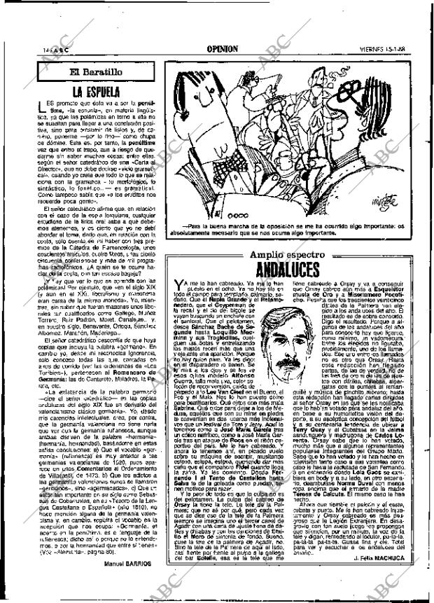 ABC SEVILLA 15-01-1988 página 14