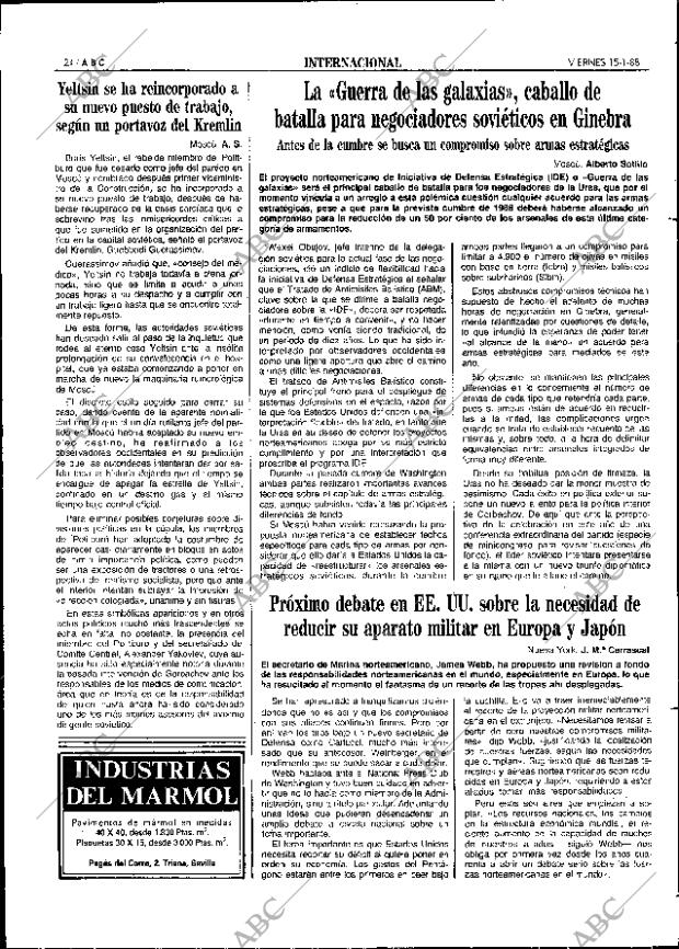 ABC SEVILLA 15-01-1988 página 24