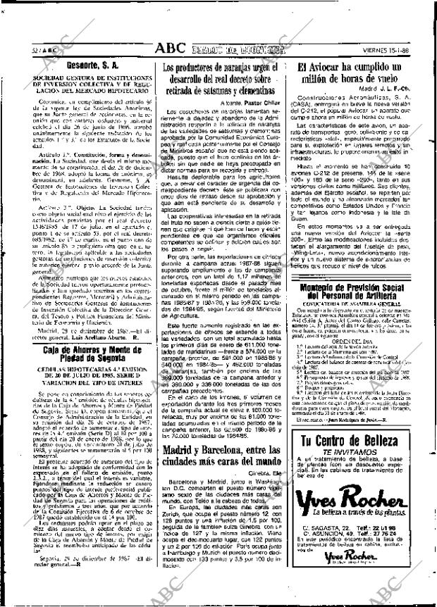 ABC SEVILLA 15-01-1988 página 52