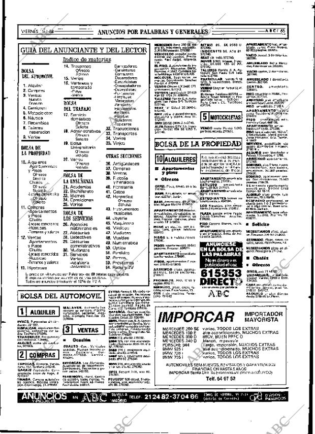 ABC SEVILLA 15-01-1988 página 65
