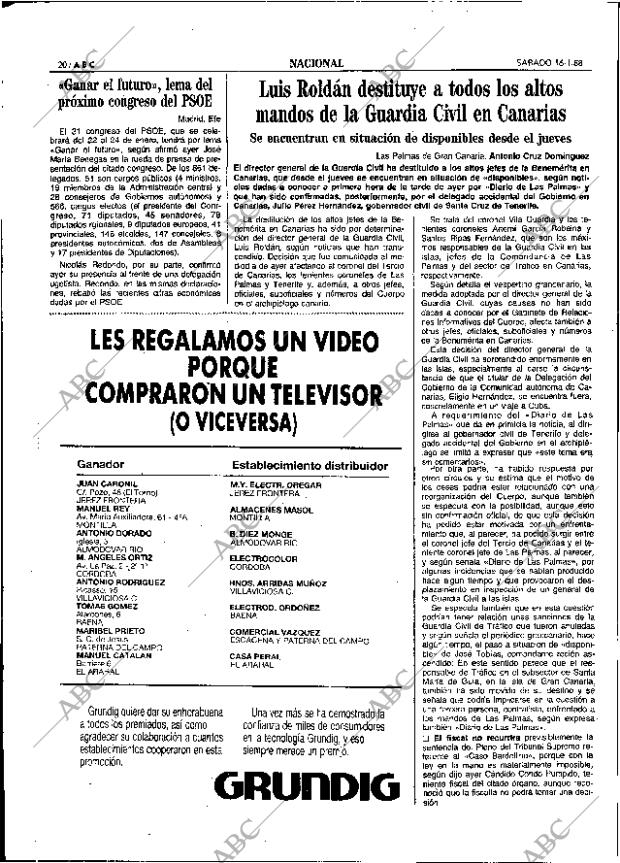 ABC SEVILLA 16-01-1988 página 20