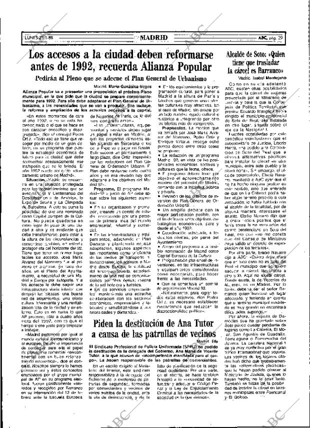 ABC MADRID 25-01-1988 página 29