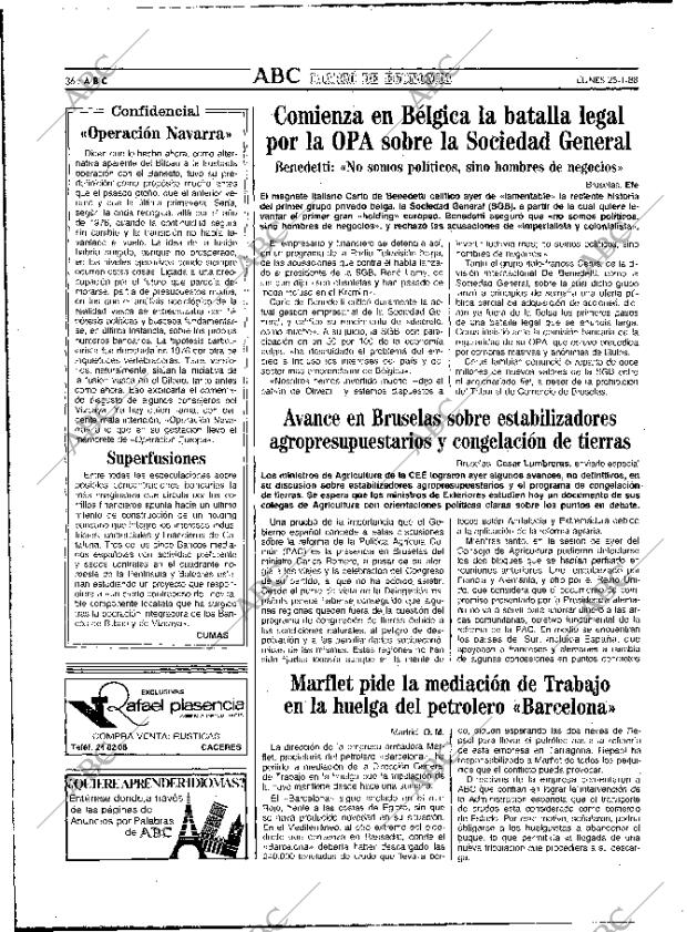 ABC MADRID 25-01-1988 página 36