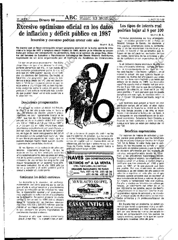 ABC MADRID 25-01-1988 página 38