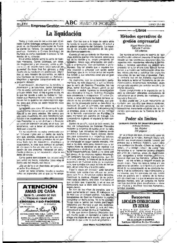 ABC MADRID 25-01-1988 página 44