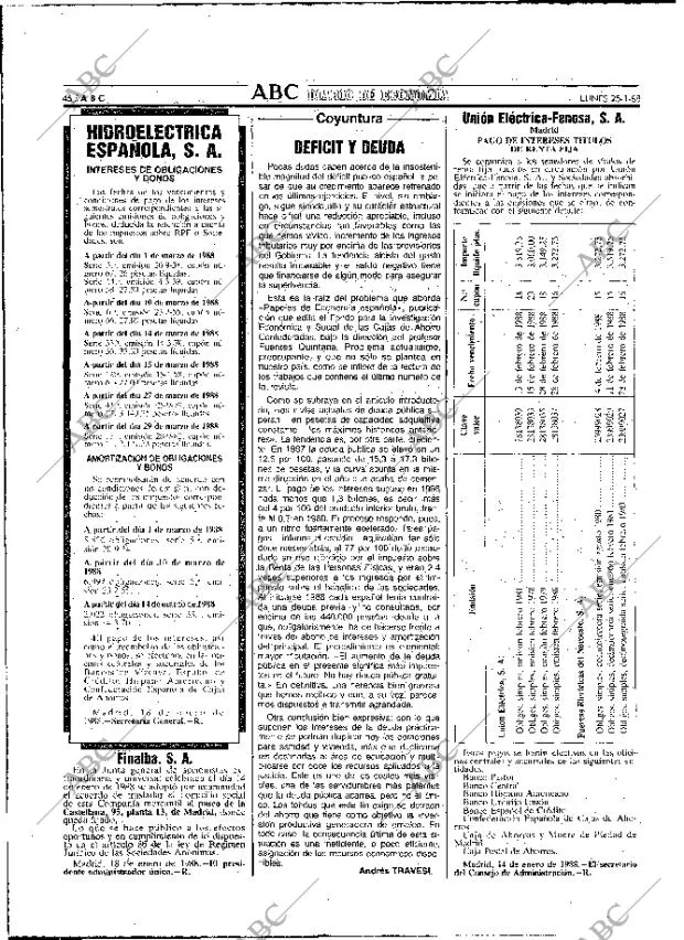 ABC MADRID 25-01-1988 página 46