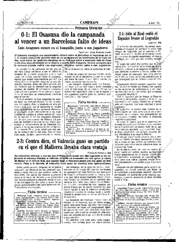 ABC MADRID 25-01-1988 página 55