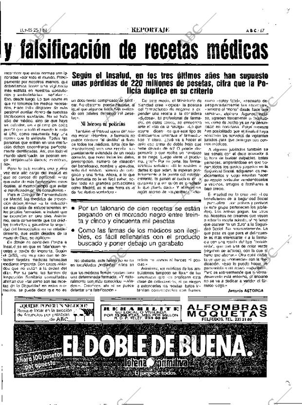 ABC MADRID 25-01-1988 página 67