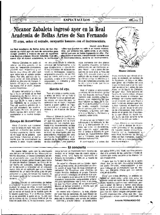 ABC MADRID 25-01-1988 página 73