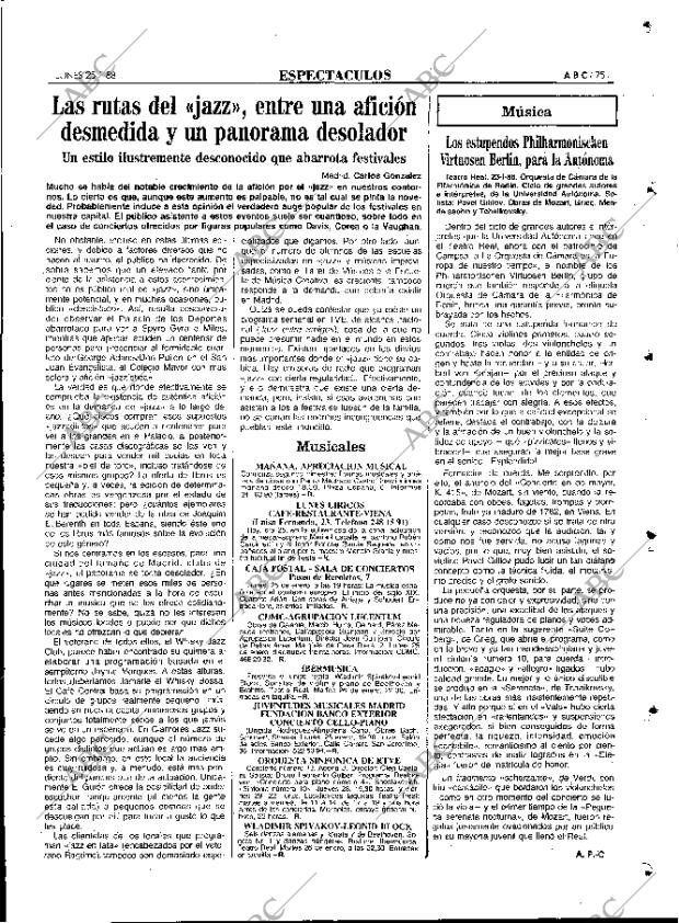 ABC MADRID 25-01-1988 página 75