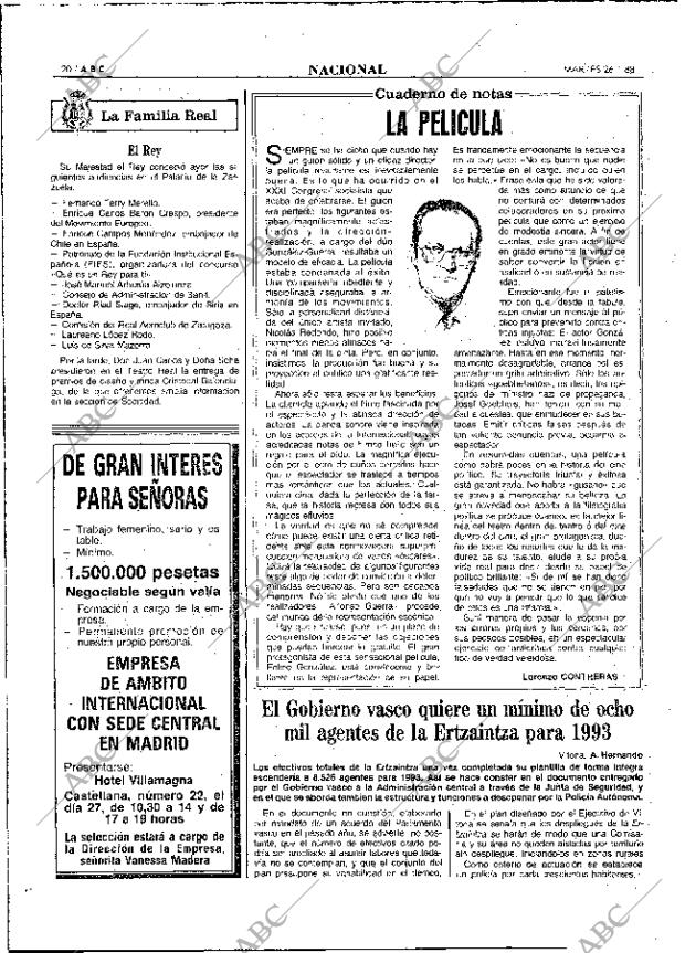 ABC MADRID 26-01-1988 página 20